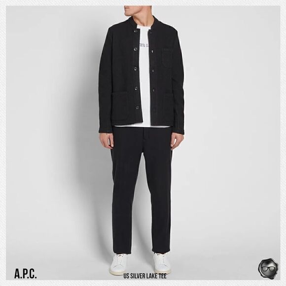 A.P.C. SILVER LAKE T-SHIRT IN WHITE 2017 CAPSULE L.A. RARE MISPRINT UNISEX - Picture 12 of 12